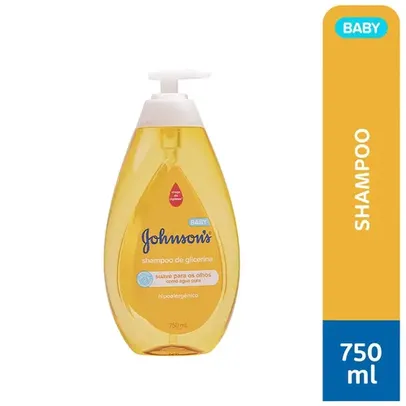 [ REGIONAL | 70% OFF na 2ª Unidade - R$ 9 CADA ] Shampoo para Bebê Johnson's Baby Glicerina 750ml