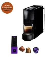 Máquina de Café Nespresso Essenza Mini C30 com Kit Boas Vindas - Preta