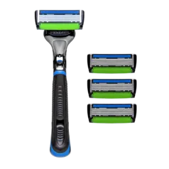 Barbeador The Razor - (cabo + 4 recargas) | R$29