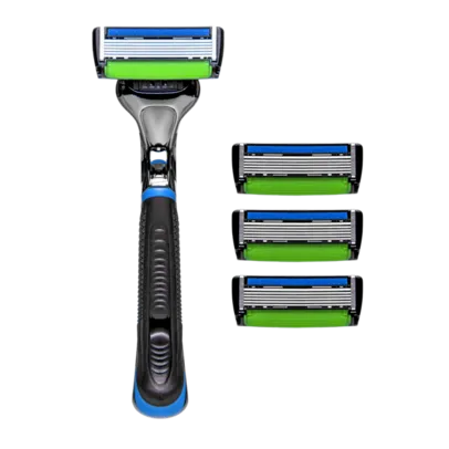 Barbeador The Razor - (cabo + 4 recargas) | R$29