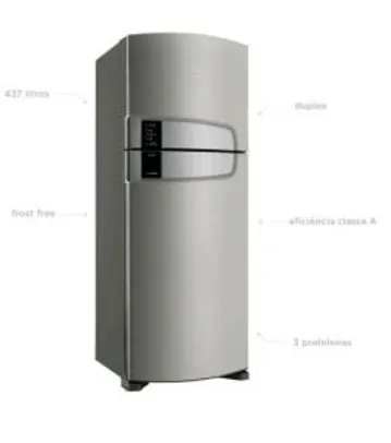 Geladeira/Refrigerador Consul Frost Free Evox - Duplex 437L | R$2294