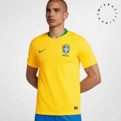 Camisa Nike Brasil I 2018/19 Torcedor Masculina