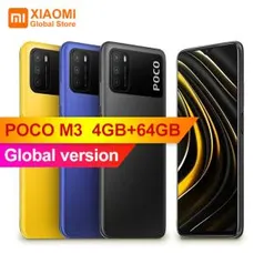 Smartphone Poco M3 4GB 64GB 6000mah Snapdragon 662g | R$ 686