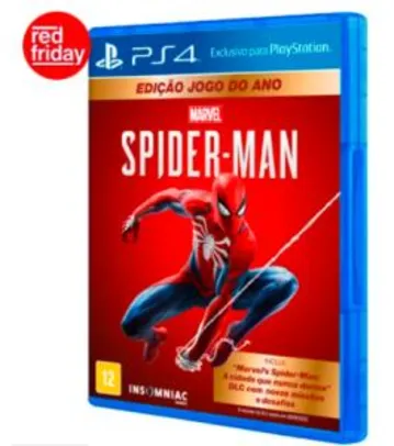 Saindo por R$ 89: Game - Marvel's Spider-Man - Game Of The Year - PS4 | R$89 | Pelando