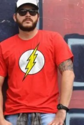 Camiseta Masculina The Flash - R$40