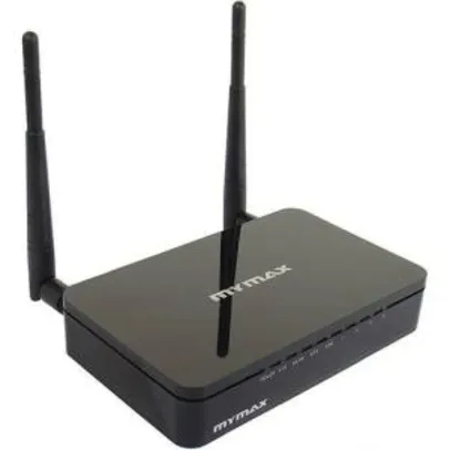 Roteador Wireless Mymax MWR-WR936EA BK 300 Mbps 4P com 2 Antenas Destac