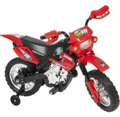 | CLIENTE OURO | Motocicleta Elétrica Infantil Cross 6v Homeplay R$570