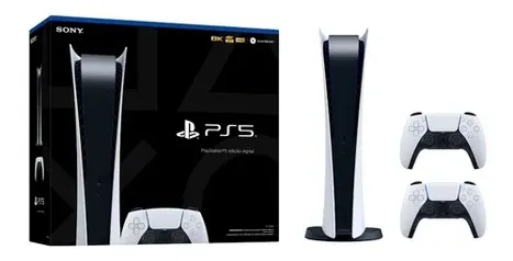 Console Playstation 5 Ed Digital + 1 Controle Dualsense Ps5