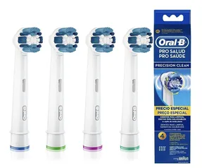 Refil para Escova de Dente Oral-B Elétrica Precision Clean - 4UND | R$45