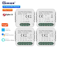 GIRIER-Tuya ZigBee 3.0 Módulo Interruptor Inteligente