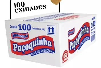 Paçoca Amendupã 100 Unidades