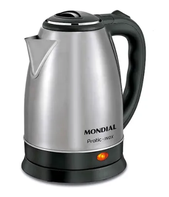 (APP) Chaleira Elétrica Mondial Pratic CE-06 - 2L Inox (Cliente VIP)