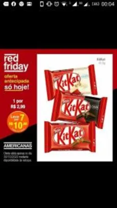 Kitkat 7 por R$10,00