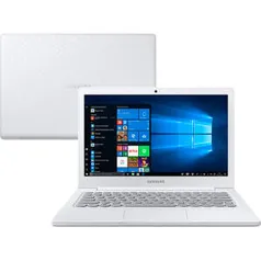 [CC Americanas+APP] Notebook Flash F30 Intel Celeron 4GB 128GB SSD Full HD LED 13.3" W10 Branco- Samsung | R$1.421