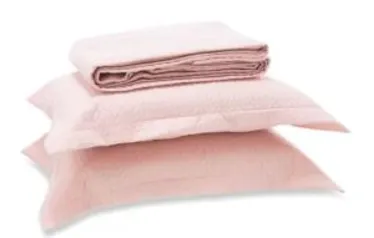 COLCHA QUEEN ULTRASONIC FOLHAS ROSA 260X240CM