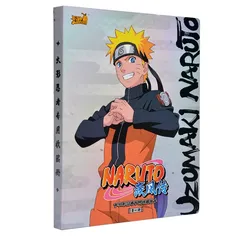 [Contas Novas] Fichário Holográfico (brilhante) para 160 cartas Naruto 