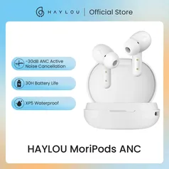 TAXA INCLUSA -HAYLOU MoriPods ANC Bluetooth Earphones V5.2 TWS Wireless Headphones Touch Control Earbuds Sport Headset