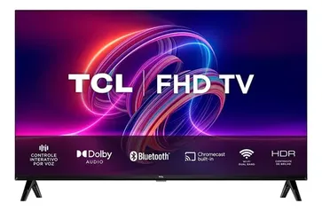 [Meli+ R$949] Smart Tv Led 32 S5400af Tcl Fhd Android Tv