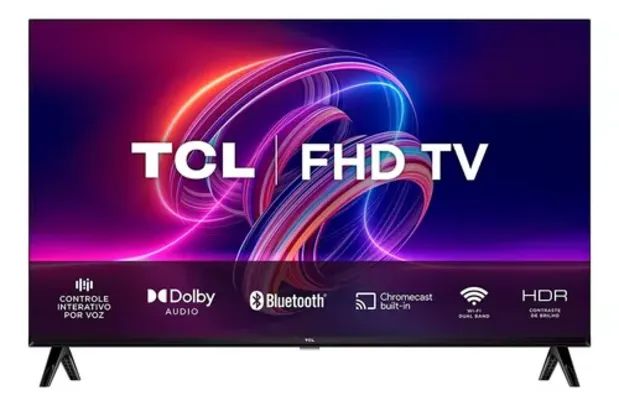 [Meli+ R$949] Smart Tv Led 32 S5400af Tcl Fhd Android Tv