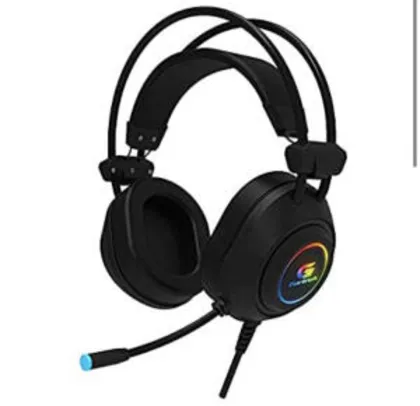 [prime] Headset Gamer RGB Crusader Preto FORTREK R$119