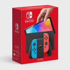 Console Nintendo Switch Tela Oled 7 polegadas 64gb Neon