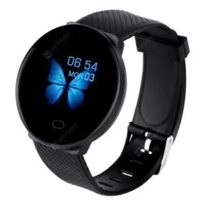 Smartwatch D19 Feminino Medidor de Frequência Cardíaca Fitness | R$46