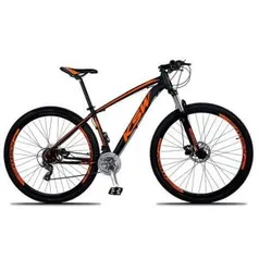 Bicicleta KSW XLT Aro 29 LARANJA, passadores Shimano R$799