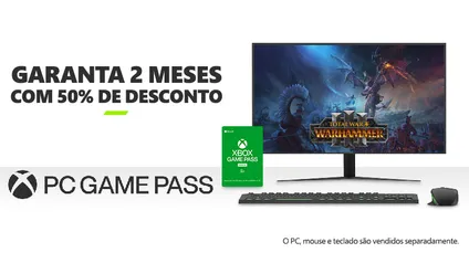 Xbox Game Pass para PC + EA Play - 2 Meses - PC - 50% OFF - Nuuvem