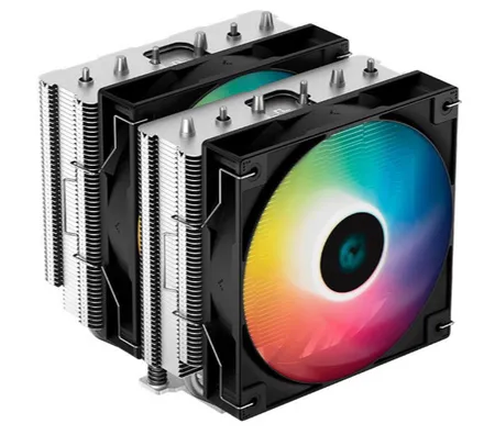 COOLER PARA PROCESSADOR DEEPCOOL AG620 ARGB, 120MM, PRETO, R-AG620-BKANMN-G-1