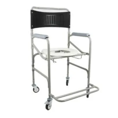 Cadeira de Banho (Dobrável em Aço para 100 kg) modelo D40 - Dellamed - R$278