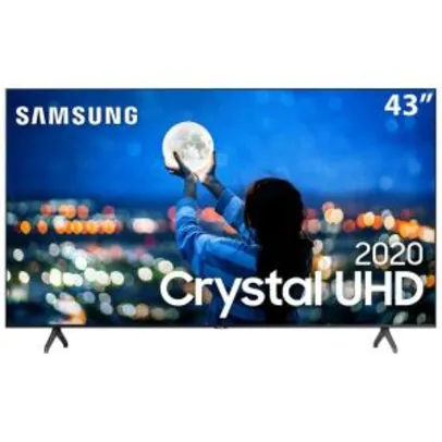 Smart TV LED 43" UHD 4K Samsung 43TU7000 Crystal UHD, HDR | R$2046