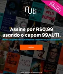 [AUTIBOOKS] 1 mês por R$ 0,99