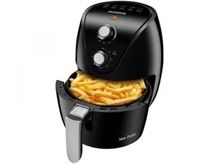 Fritadeira Elétrica sem Óleo/Air Fryer Mondial - New Pratic AF-31 Preto 3,5L com Timer