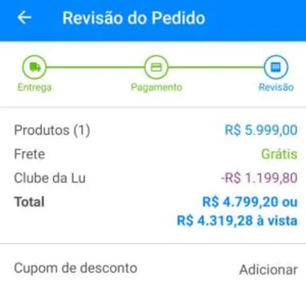 [Clube da Lu + App] Galaxy S20+ 128GB | R$ 4.319