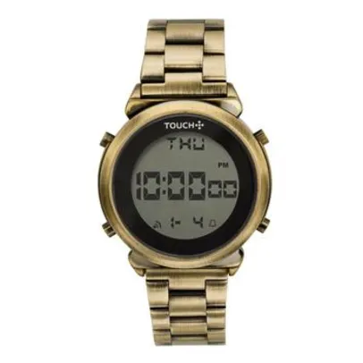 Relógio Touch Digital Dourado TW016R4B/4D | R$189