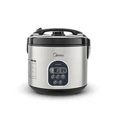 Panela Elétrica de Arroz Midea 10 Copos Liva PAA81 Preta e Prata 220V - R$89