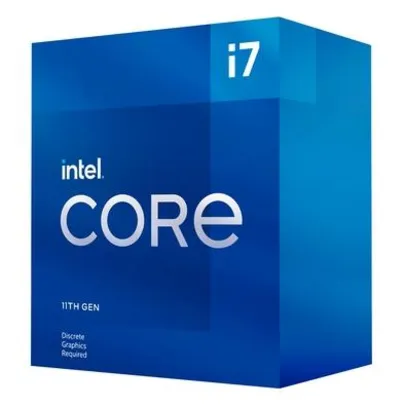 Processador Intel Core i7-11700F 11ª Geração, Cache 16MB, 2.5 GHz (4.8GHz Turbo), LGA1200 | R$2470