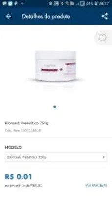 Corram!! // Biomask Prebiótica 250g  - r$ 0,01