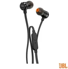 Fone de Ouvido JBL In Ear Intra-Auricular Preto - JBLT290BLK - R$ 75,96