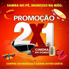 Cinema em dobro: Compre um ingresso e ganhe outro, até o dia 05/03