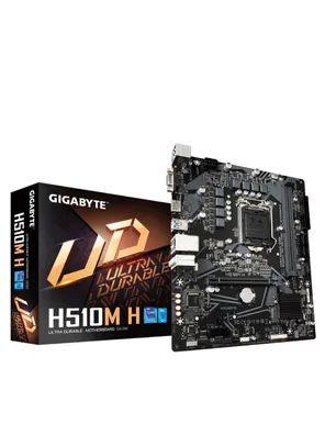 Placa Mãe Gigabyte para Intel LGA 1200 H510M H Ultra Durable 2xDDR4 mATX