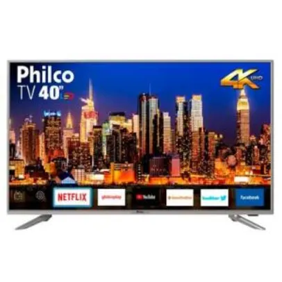 Smart TV LED 40" Philco PTV40G50sNS UHD 4K | R$1.138