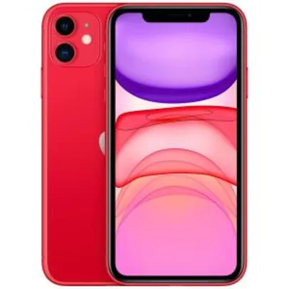 iPhone 11 64GB Red - R$3959,21