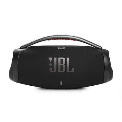 Caixa de som portátil JBL Boombox 3 à prova d'água, Preto - BOOMBOX3BLKBR