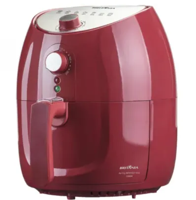 Fritadeira Elétrica sem Óleo/Air Fryer Britânia - BFR10VI Vermelha 3,5L com Timer 