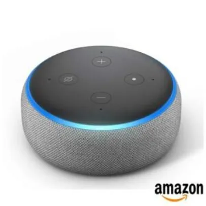 Smart Speaker Amazon com Alexa Cinza - ECHO DOT
