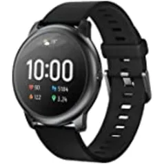 Pulseira Haylou Solar LS05 Smartwatch IP68 com tela de toque TFT - Versão global da Xiaomi Youpin (Smartwatch Preto) | Amazon.com.br