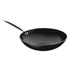 [Ame R$110] Panela Wok Antiaderente 34cm com Cabo Inox - Multiflon