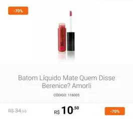 Outlet com até 70% Quem Disse, Berenice? na Panvel