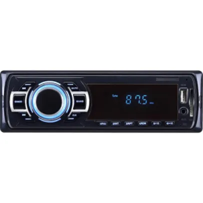 Auto Rádio com MP3 Player e Rádio FM Naveg NVS 3068 com Entradas USB SD e Auxiliar - R$70